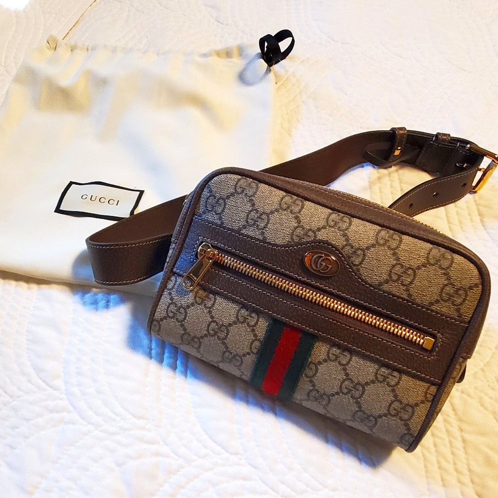 Authentic Gucci Ophidia belt bag